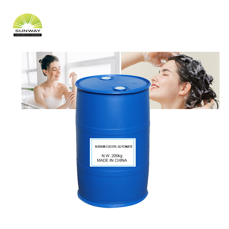 Kosmetischer Rohstoff Tensid Natriumcocoylglycinat CAS 90387-74-9