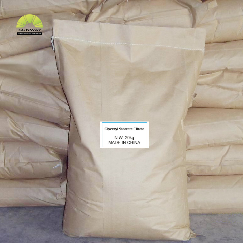Hochwertiger Emulgator in Kosmetikqualität, 100 % Glycerylstearatcitrat CAS 55840-13-6, für Make-up