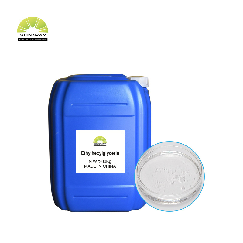 Hochreine, kosmetische Waschmittelrohstoffe, Konservierungsmittel, transparente Flüssigkeit, 99 % Ethylhexylglycerin