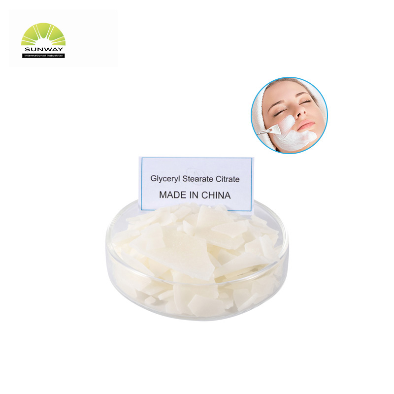 Hochwertiger Emulgator in Kosmetikqualität, 100 % Glycerylstearatcitrat CAS 55840-13-6, für Make-up