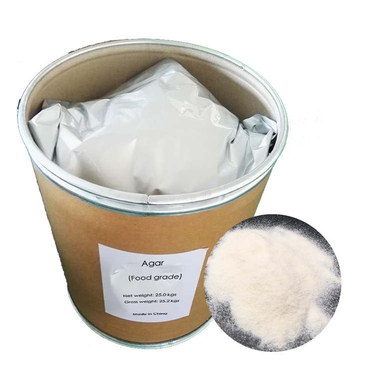Hochwertiger Großhandelspreis Agar-Agar-Pulver Lebensmittelverdickungsmittel Hersteller in Lebensmittelqualität für Pudding / Joghurt