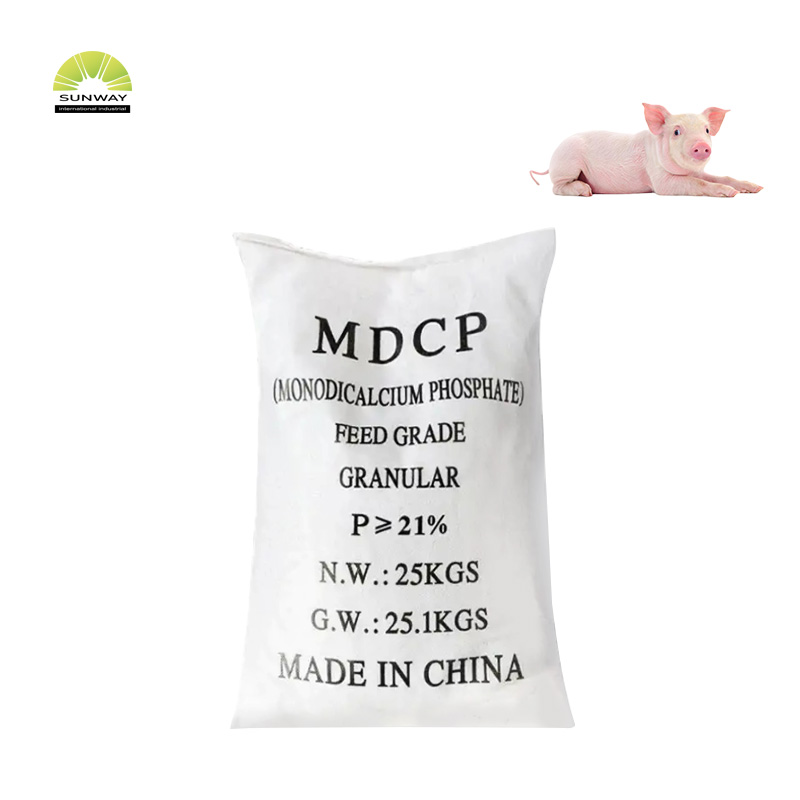 SUNWAY Gutes Preis-Massen-Mineralien-Ergänzungsmittel MDCP 21 % Mono-Dicalciumphosphat