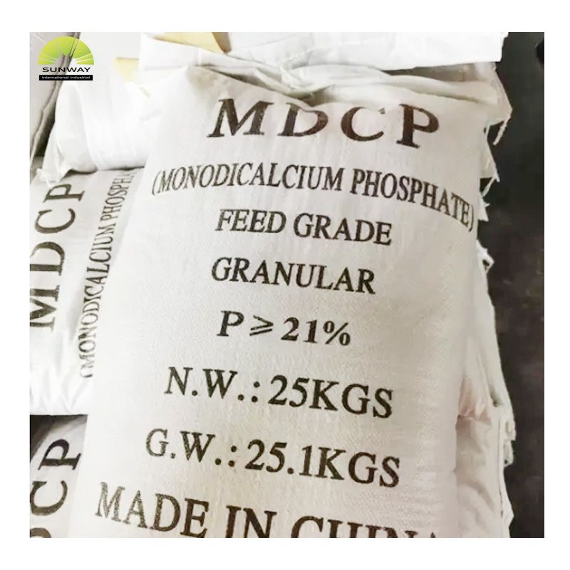 SUNWAY Gutes Preis-Massen-Mineralien-Ergänzungsmittel MDCP 21 % Mono-Dicalciumphosphat