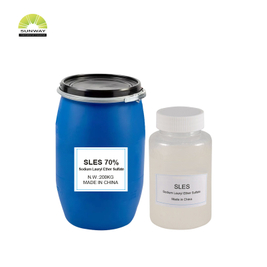 Chinesischer Hersteller Fabrikwaschmittelrohstoffe SLES 70 % Texapon N70 Natriumlaurylethersulfat AES-Preis für Shampoo-Tensid CAS 68585-34-2