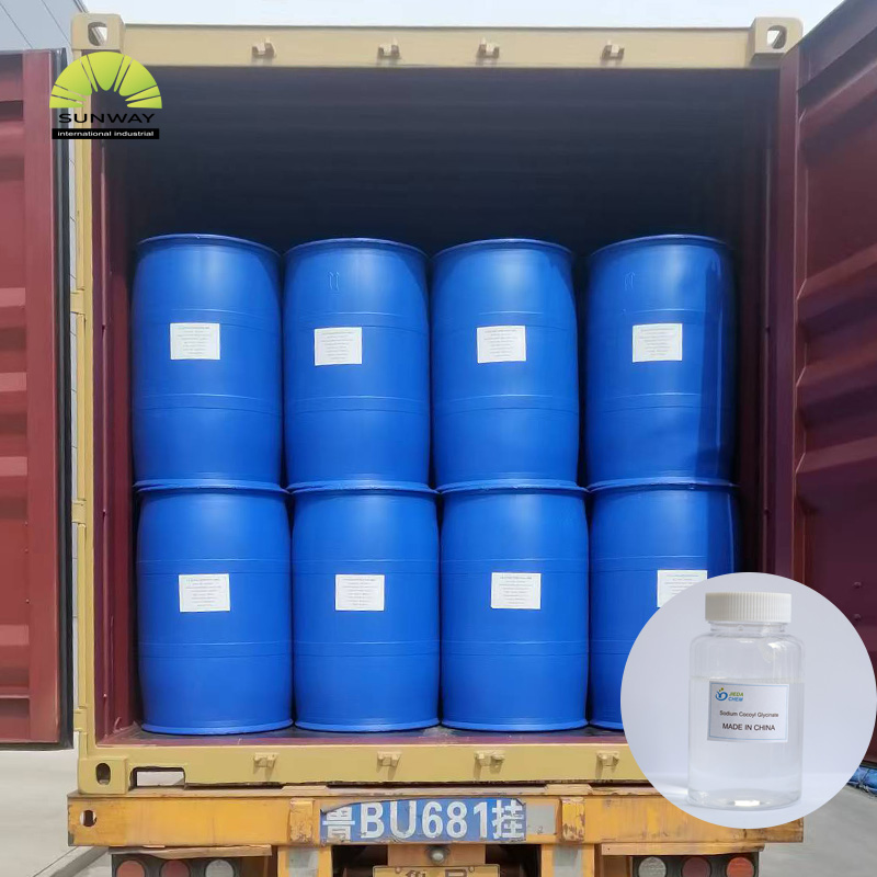 Kosmetischer Rohstoff Tensid Natriumcocoylglycinat CAS 90387-74-9