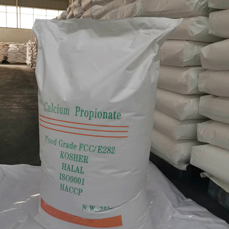 Bulk Lebensmittelqualität Calciumpropionat e282 weißes Pulver weißes Granulat für Bäckerei CAS 4075-81-4 25kg Beutel